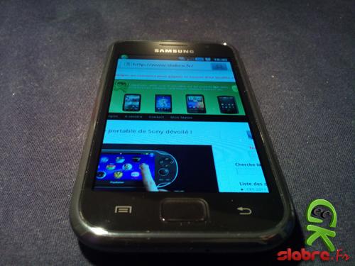 TEST – Samsung Galaxy S sous Android 2.2 Froyo