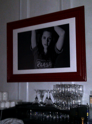 Kristen a sa photo au restaurant MPD !