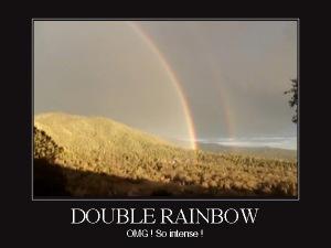 VocaWeb #2 :  « Double rainbows ou comment jouir sur un arc-en-ciel »