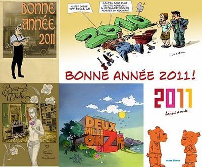 Les auteurs BD présentent leurs vœux 2011