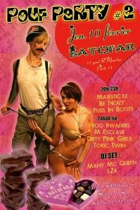 Pouf Party #2 - Soirée Batofar Paris