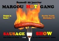 MARGOU HOT GANG SAUSAGE SHOW - Soirée Filles de Paris Paris