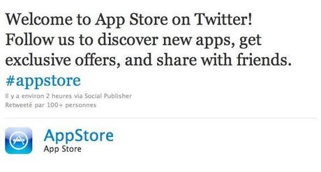 L’AppStore sur twitter !