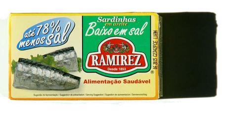 Sardines Ramirez baixo em sal
