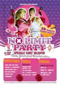 NO LIMIT PARTY spéciale Saint Valentin - Soirée Red Light Paris