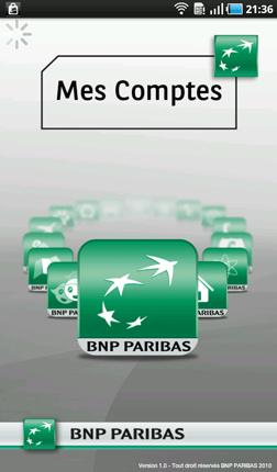L’application Mes comptes de la BNP Paribas est optimisée pour la Galaxy Tab