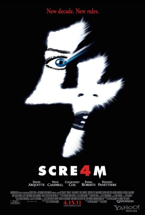 Scream 4 ... Un nouveau poster très nostalgique