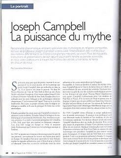 Joseph Campbell dans le magazine 2E