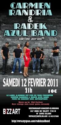 Radek azul band - Concert Bizz'Art Paris