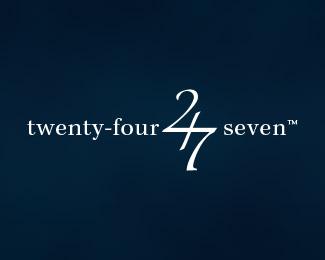 twenty four seven typographic logo inspiration 50 logos qui font leur boulot à la lettre !