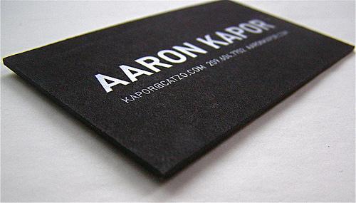 aaron kapor 25 cartes de visites créatives et originales pour votre activité (Vol4)
