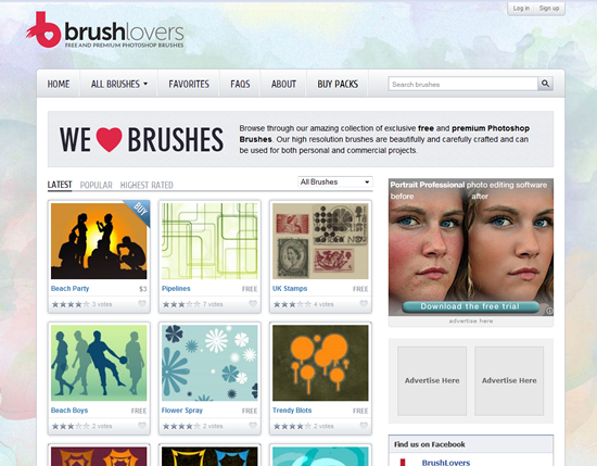 Photoshop: 15 site pour des Brushs gratuit…