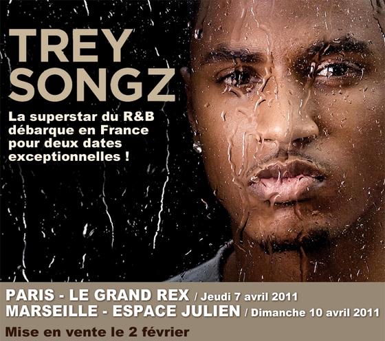 Trey Songz en concert à Paris et Marseille