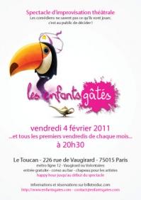 Les Enfants Gâtés - Théatre brasserie le toucan paris