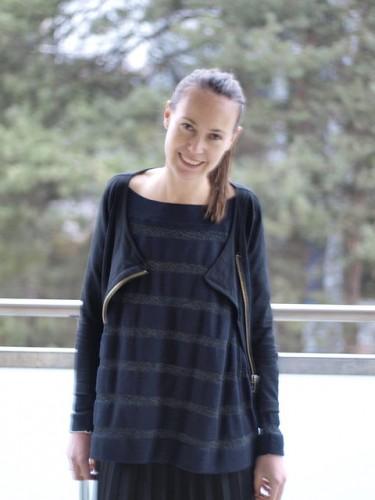 jupe plisée, zara, lurex, comptoir des cotonniers