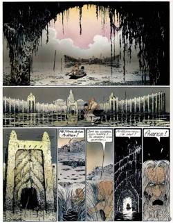 Planche tirée du second tome de la série BD Les Compagnons du crépuscule