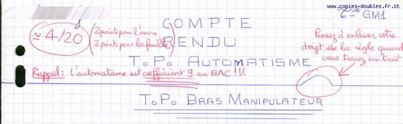 copie controle insolite