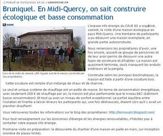 6ème visite - On en parle dans La Dépèche