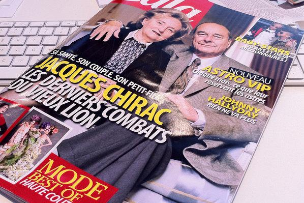 Gala publie une ancienne photo pour montrer un Chirac en forme