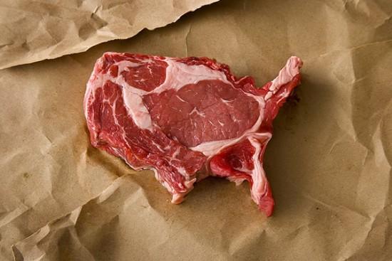 L’Amérique en viande
