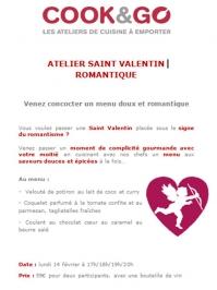 Atelier Saint Valentin Romantique - Autre cook&go paris
