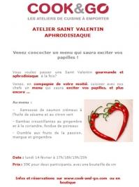 Atelier Saint Valentin Aphrodisiaque - Autre cook&go paris