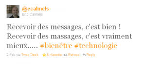 Eric Calmels Recevoir des messages c e ... Mon Top Tweets de la Semaine