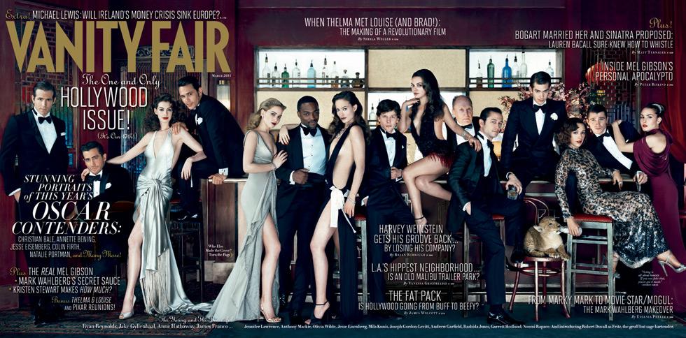 Vanity Fair : 15 stars pour le Hollywood Issue 2011