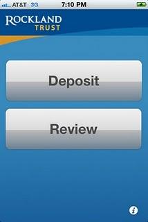 Rockland trust : remote cheque deposit