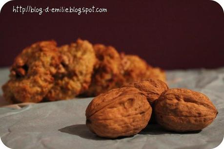 Cookies bananes, noix et rhum