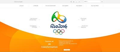 Le logo officiel des Jeux Olympiques Rio 2016
