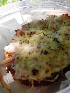 pain toasté au jambon de poulet – de Lulu