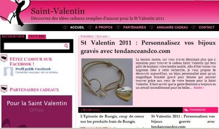 Saint Valentin 2011, découvrez notre sélection des meilleurs sites qui vous aideront à réussir votre Saint Valentin!