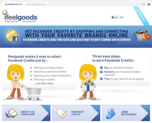 Ifeelgoods: rewards…with Facebook this time