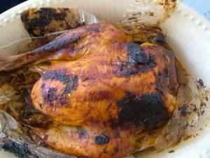 Poulet paprika/tomate cuisson sac de cuisson