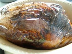 Poulet paprika/tomate cuisson sac de cuisson