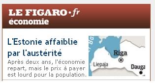 Le Figaro a encore bien du mal avec l'Estonie!