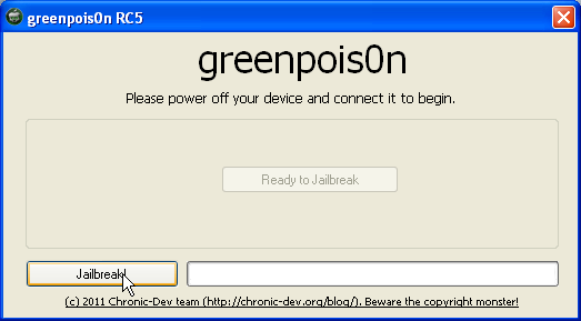 [TUTO] [WINDOWS] Jailbreak iPhone 4 iOS 4.2.1 untethered avec GreenPois0n
