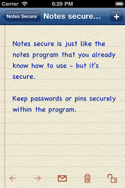 screen Notes Secure