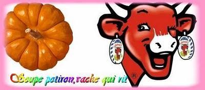 Soupe potiron, vache qui rit