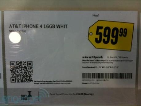 De nouvelles « traces » de l’iPhone 4 blanc… en magasin !
