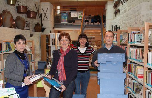 Tous les trimestres, 450 nouveaux livres sont mis en rayon. Photo CL