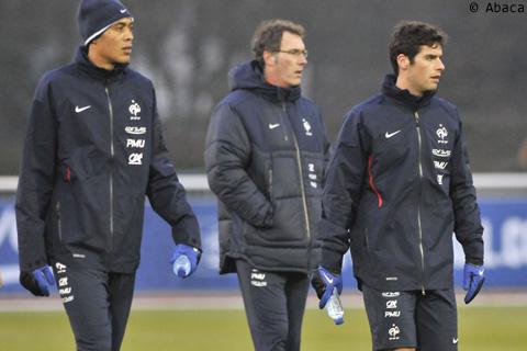 Equipe de France ... PHOTOS ... les bleus s'entraînement avant le Brésil demain