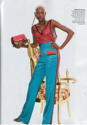Ajak Deng dans le Vogue Australien (Mars 2011)