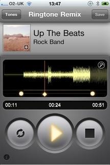 Ringtone Remix Pro crée des sonneries exclusives pour votre iPhone!