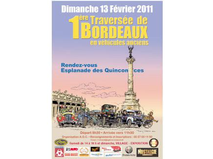 Traversée de Bordeaux en véhicules anciens – 13 Février