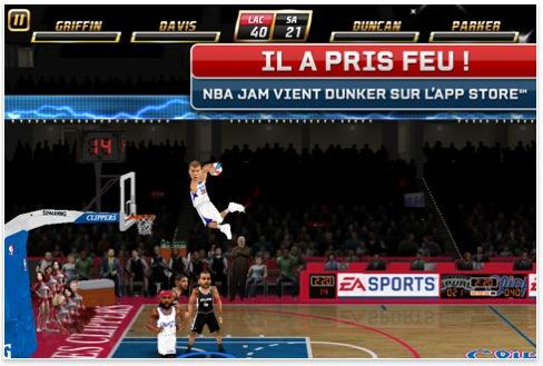 NBA Jam by Electronic Arts disponible sur l’App Store