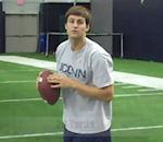 vidéo johnny mcentee trick shot football américain