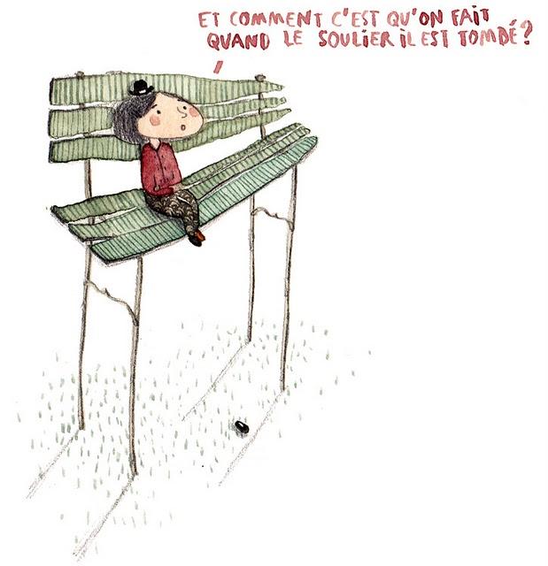 Le banc à pieds