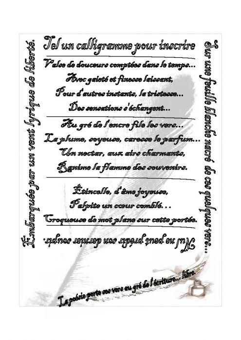 LuneDeTrіstesse : pоème Саllіgrаmme